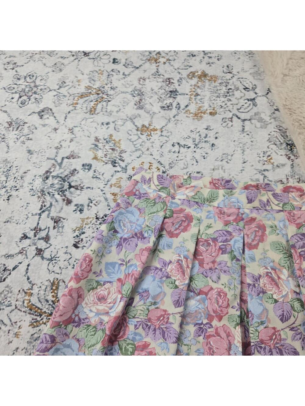 Classic Expressions Floral Vintage Skirt Women Union Made in USA Plus Size 20W - Picture 3 of 7